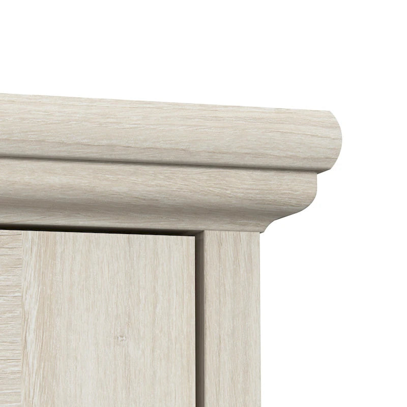 Bureau de style rustique Lennox 60W avec armoire de rangement