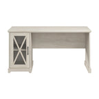 Bureau de style rustique Lennox 60W avec armoire de rangement