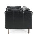 Fauteuil de salon en similicuir Daphne