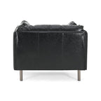 Fauteuil de salon en similicuir Daphne