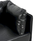 Fauteuil de salon en similicuir Daphne