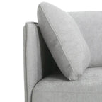 Fauteuil de salon en similicuir Daphne
