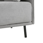 Fauteuil de salon en similicuir Daphne