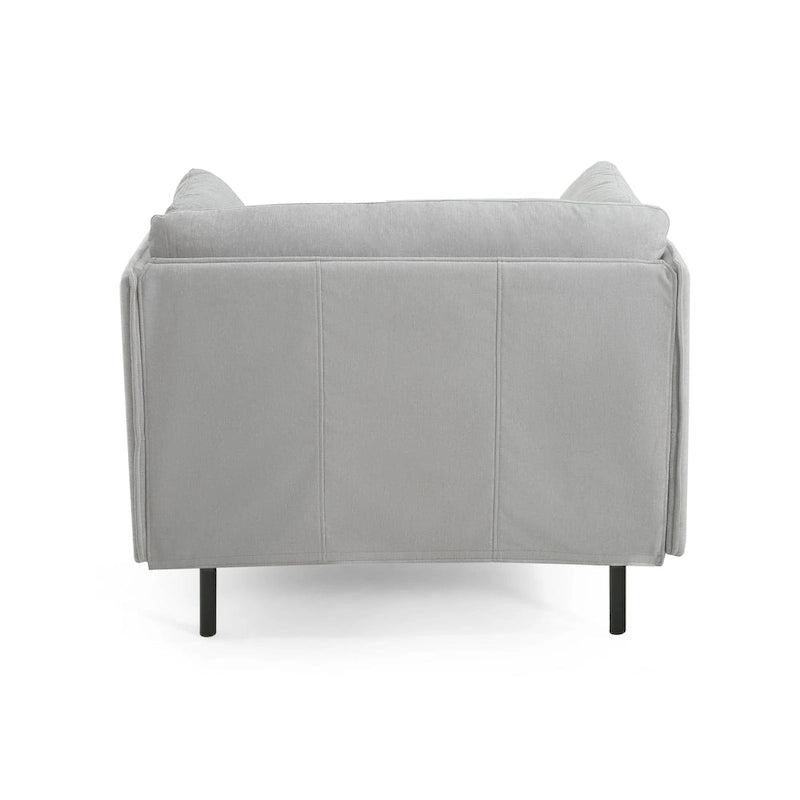 Fauteuil de salon en similicuir Daphne