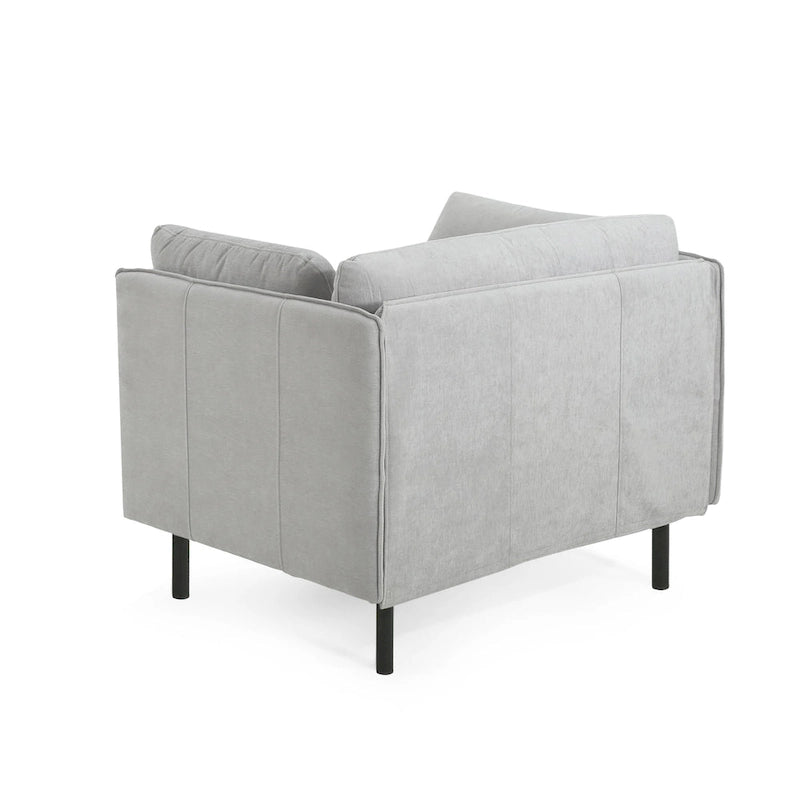 Fauteuil de salon en similicuir Daphne