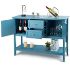 Table console en bois avec tiroirs, buffet de salle à manger