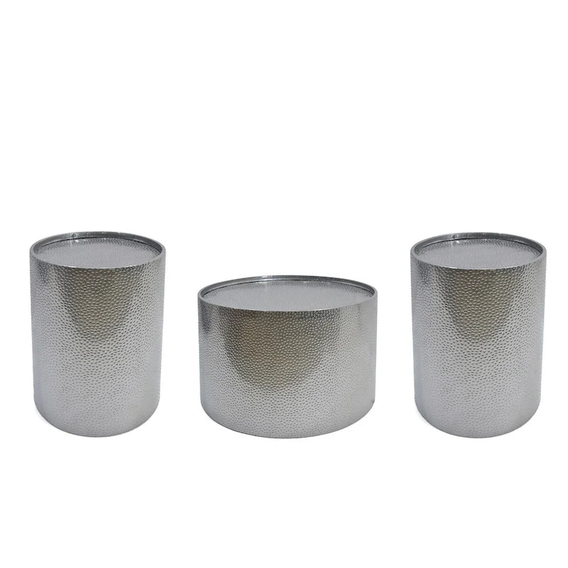 Ensemble de table ronde moderne 3 pièces