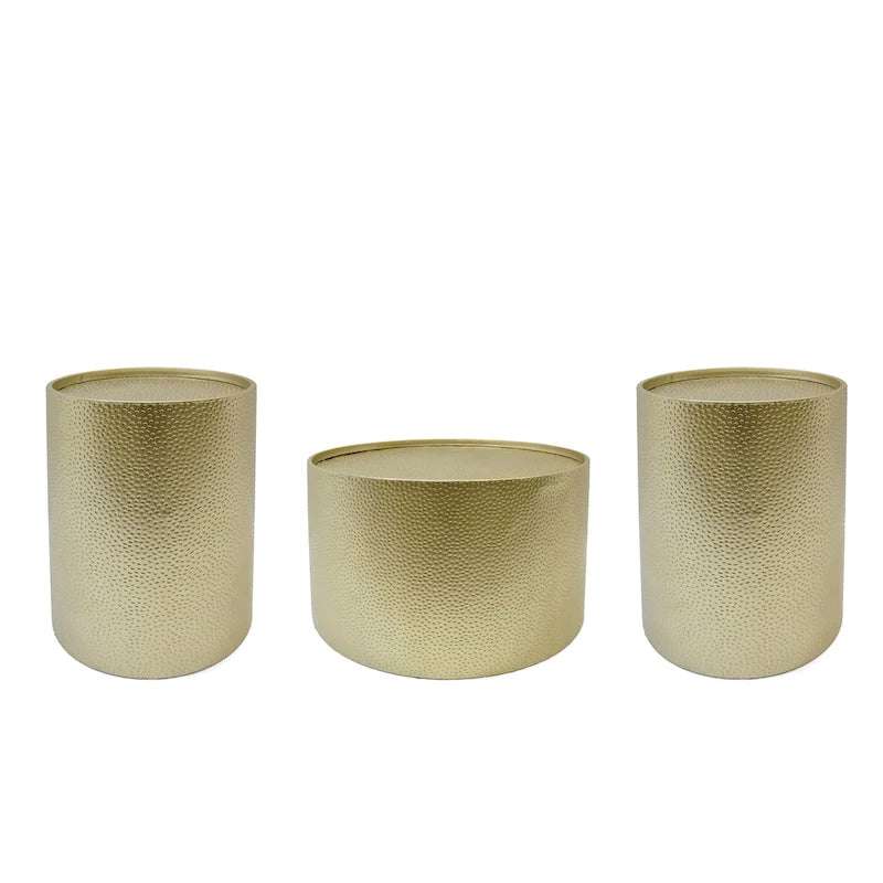 Ensemble de table ronde moderne 3 pièces