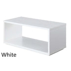 Table basse avec étagère