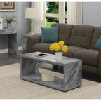 Table basse avec étagère