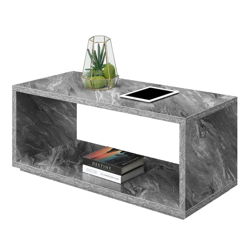 Table basse avec étagère