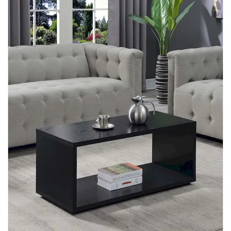 Table basse avec étagère