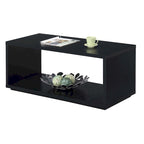 Table basse avec étagère