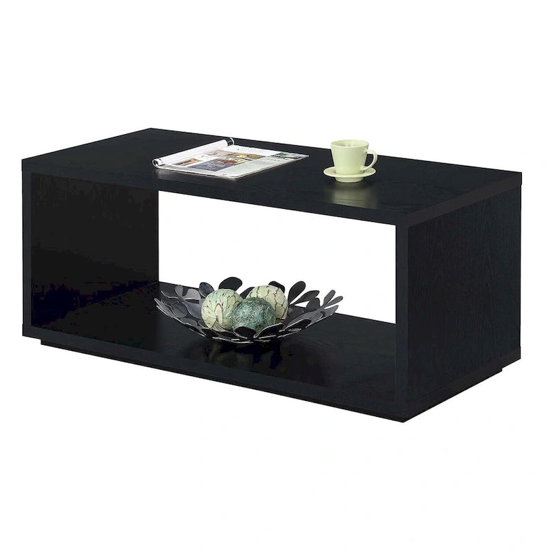 Table basse avec étagère