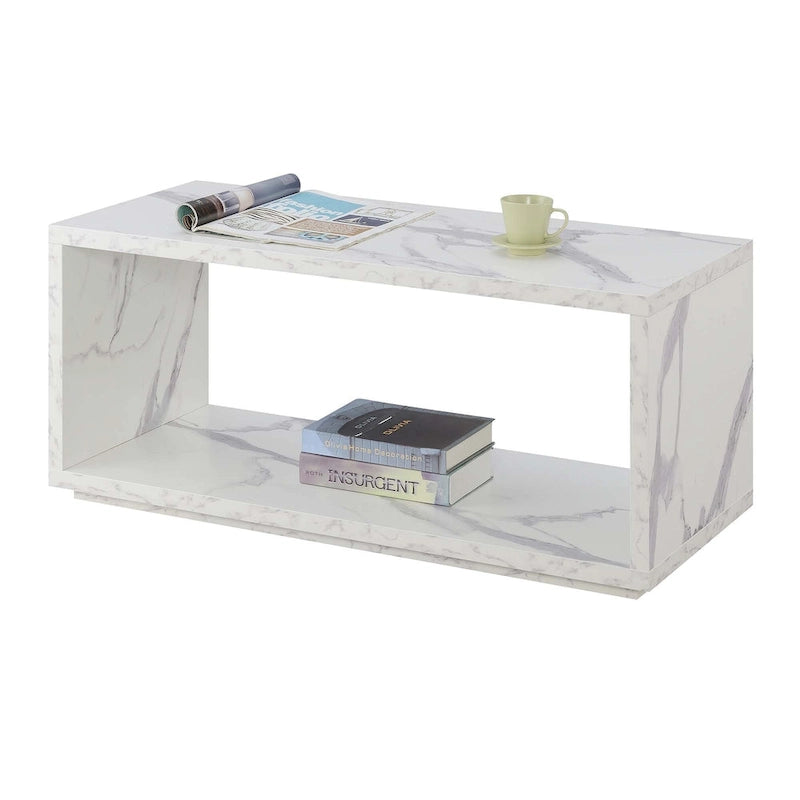 Table basse avec étagère