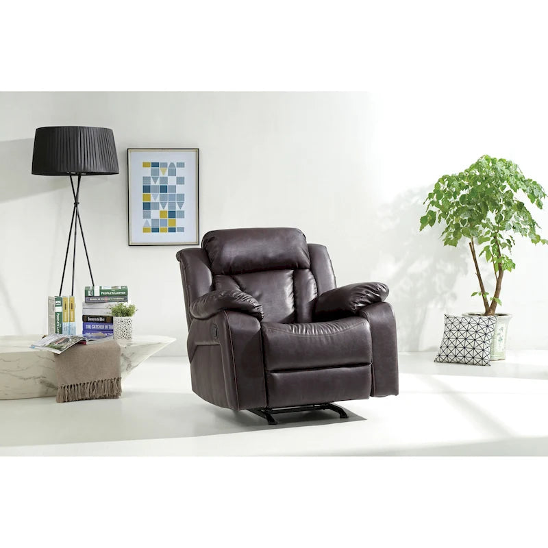 Fauteuil inclinable relax en similicuir