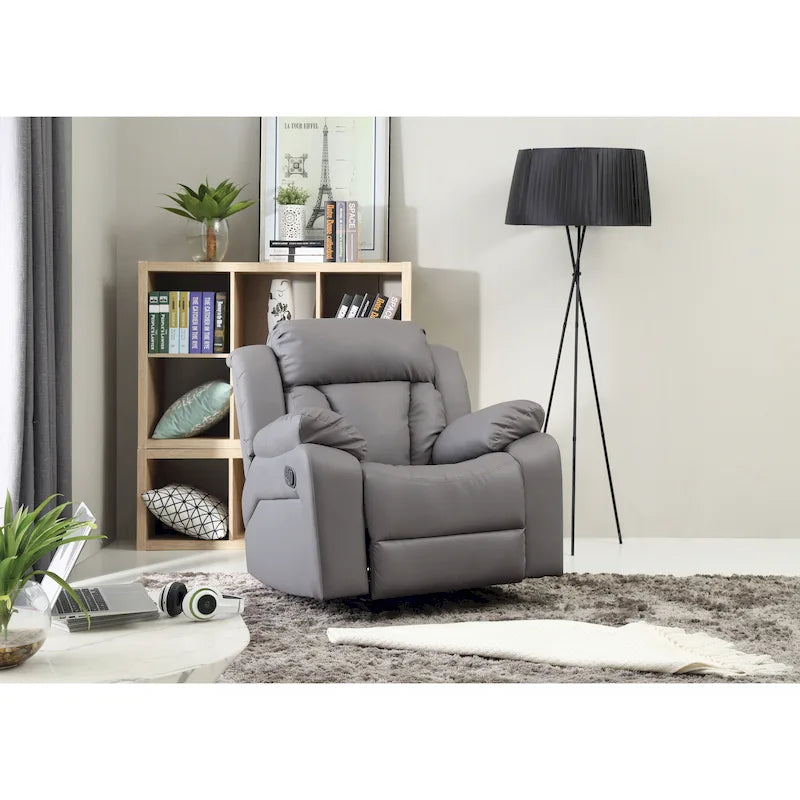 Fauteuil inclinable relax en similicuir
