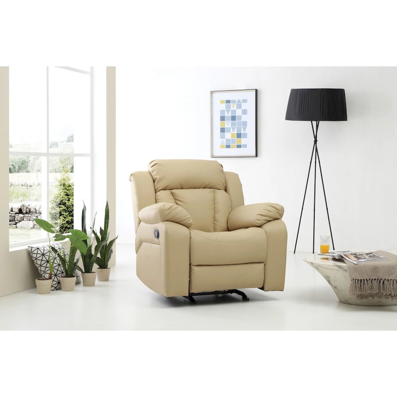 Fauteuil inclinable relax en similicuir