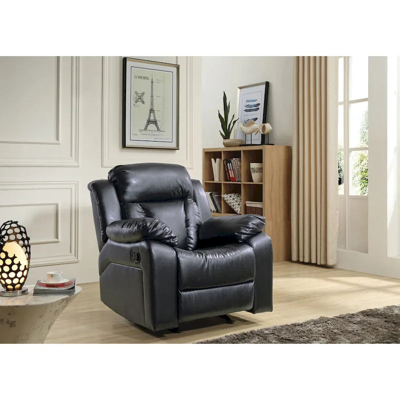 Fauteuil inclinable relax en similicuir