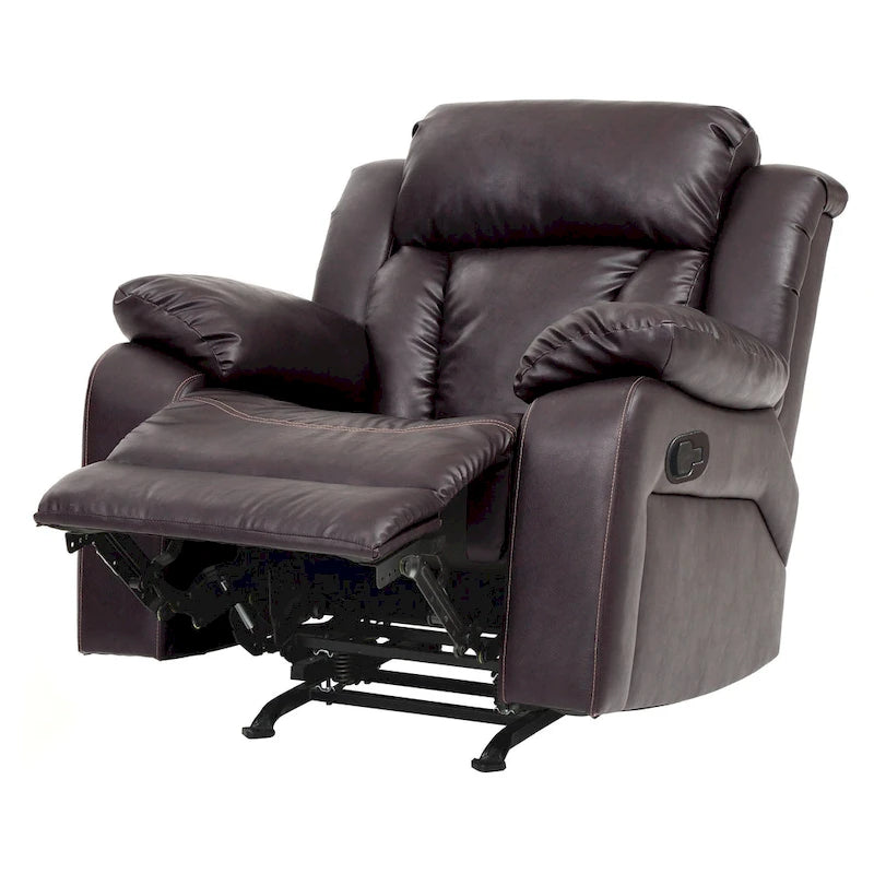 Fauteuil inclinable relax en similicuir