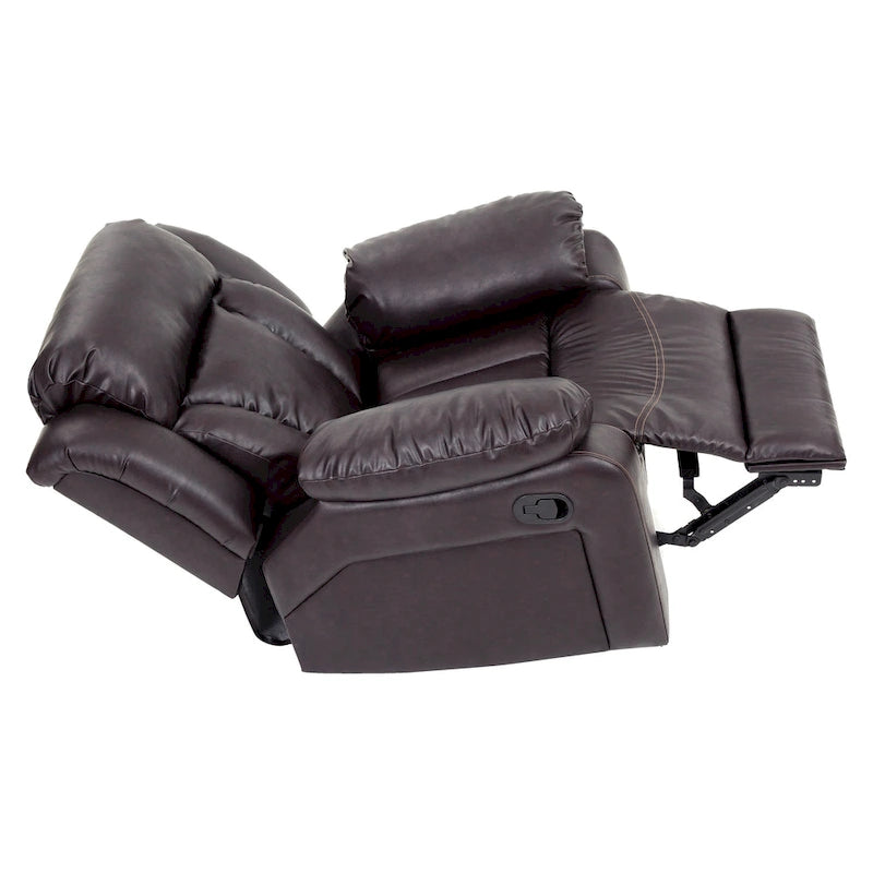 Fauteuil inclinable relax en similicuir