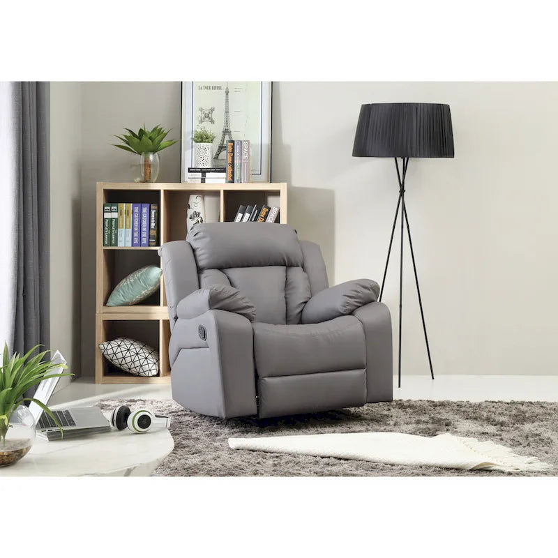 Fauteuil inclinable relax en similicuir