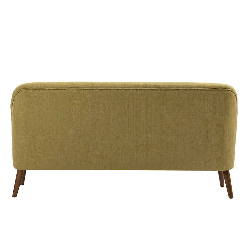 Causeuse petit canapé, Tissu, Bois d'hévéa