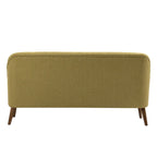 Causeuse petit canapé, Tissu, Bois d'hévéa