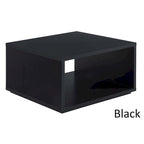 Table basse carrée avec étagère
