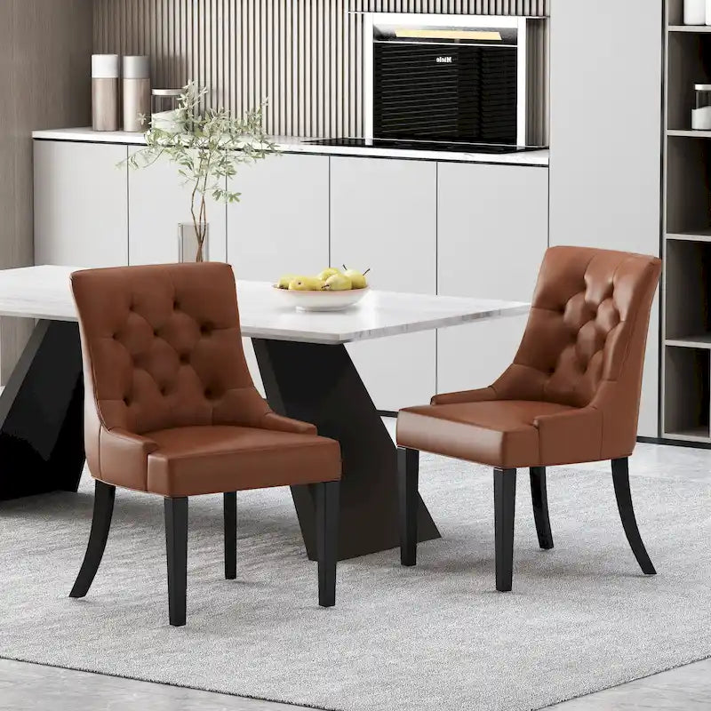 Chaises de salle à manger capitonnées Cheney (Lot de 2)