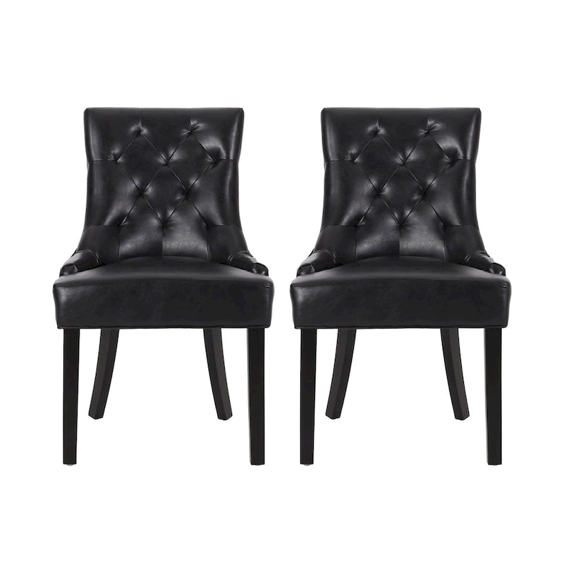 Chaises de salle à manger capitonnées Cheney (Lot de 2)