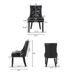 Chaises de salle à manger capitonnées Cheney (Lot de 2)