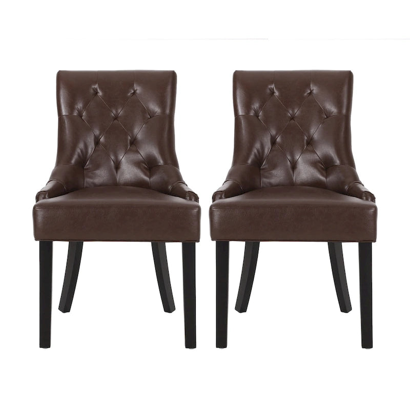 Chaises de salle à manger capitonnées Cheney (Lot de 2)