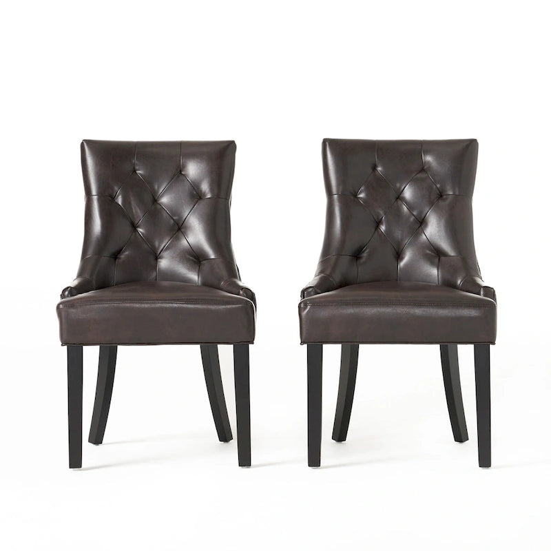 Chaises de salle à manger capitonnées Cheney (Lot de 2)