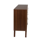 Commode à 7 tiroirs Milo Mid-Century Modern
