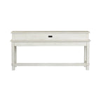 Ensemble 4 pièces de style ferme moderne, blanc vieilli, marché aux puces