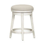 Ensemble 4 pièces de style ferme moderne, blanc vieilli, marché aux puces
