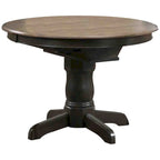 Table à manger ronde avec rallonge papillon - S/O