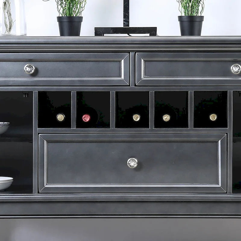 Buffet et bahut en bois de 60 pouces