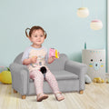Canapé pour enfants, fauteuil à accoudoirs en bois pour la maternelle, canapé pour tout-petits pour chambre d'enfants, jardin d'enfants avec compartiment de rangement caché