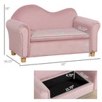 Canapé pour enfants, fauteuil à accoudoirs en bois pour la maternelle, canapé pour tout-petits pour chambre d'enfants, jardin d'enfants avec compartiment de rangement caché