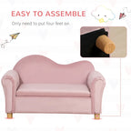 Canapé pour enfants, fauteuil à accoudoirs en bois pour la maternelle, canapé pour tout-petits pour chambre d'enfants, jardin d'enfants avec compartiment de rangement caché