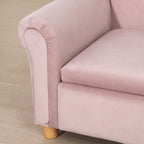 Canapé pour enfants, fauteuil à accoudoirs en bois pour la maternelle, canapé pour tout-petits pour chambre d'enfants, jardin d'enfants avec compartiment de rangement caché