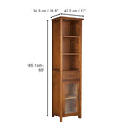 Armoire à linge sur pied - 13,5L x 17P x 65H