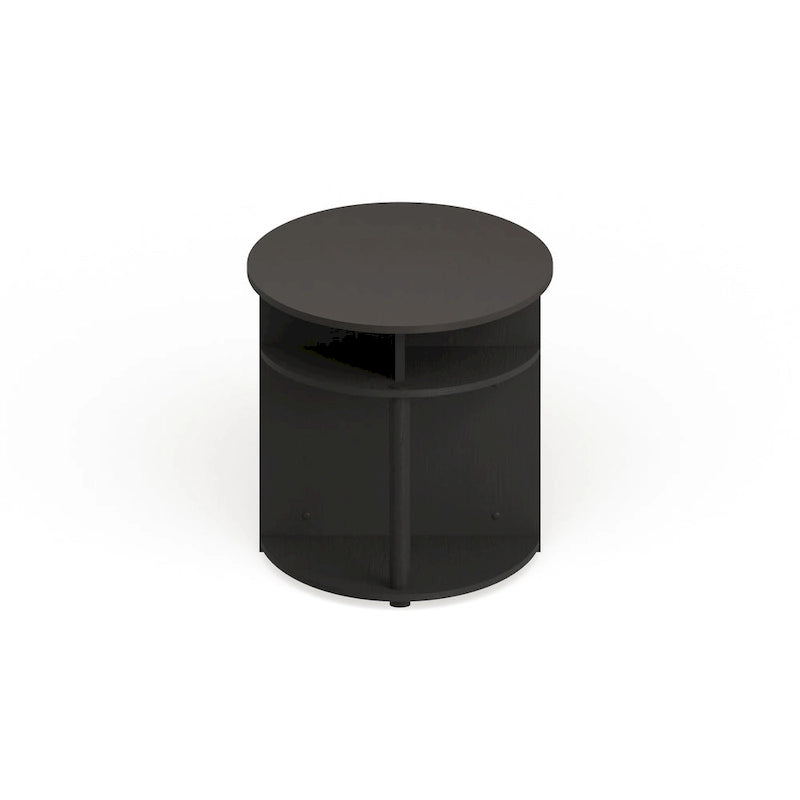 Table basse ovale Astor en noyer