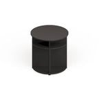 Table basse ovale Astor en noyer