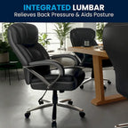 Fauteuil de bureau ergonomique pivotant de direction