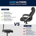 Fauteuil de bureau ergonomique pivotant de direction