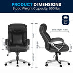Fauteuil de bureau ergonomique pivotant de direction