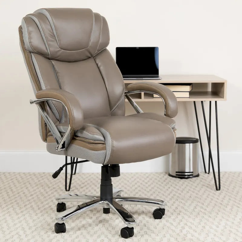 Fauteuil de bureau ergonomique pivotant de direction